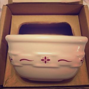 New in the box Longaberger square desert bowl